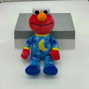 Sesame Street Plush Sleepy Time Elmo Lullaby & Goodnight Music 13" Tested